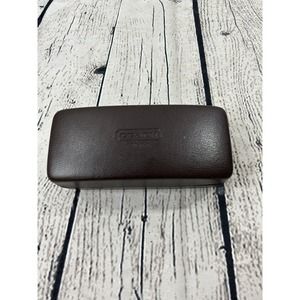 Coach Brown Eyeglasses Sunglasses Hard Clamshell Case - CASE ONLY